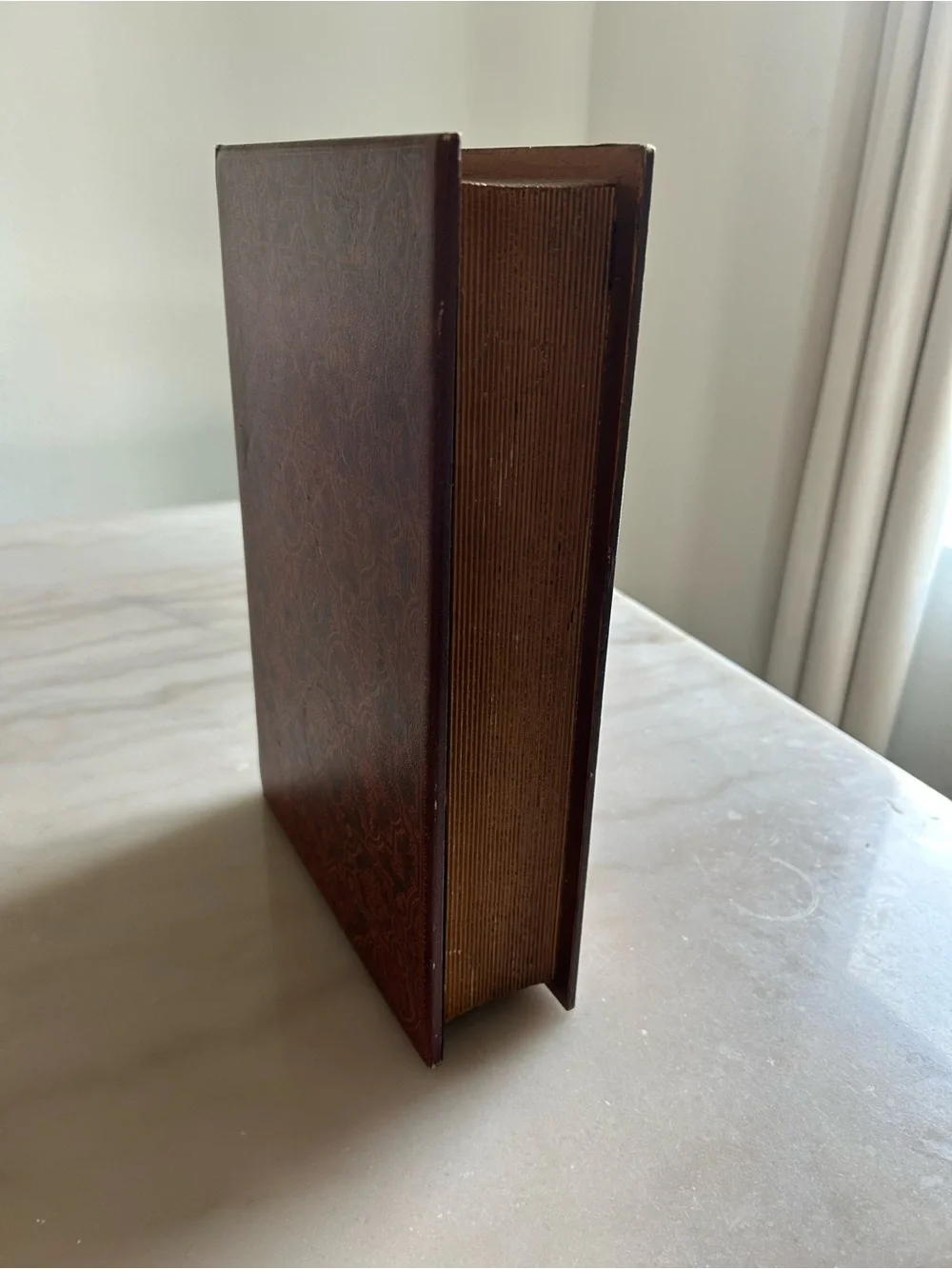 Vintage Robin Wing Faux Book Secret Storage Box